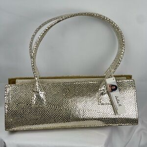 NEW | Julie Feldman Purse | Metallic Snake skin design